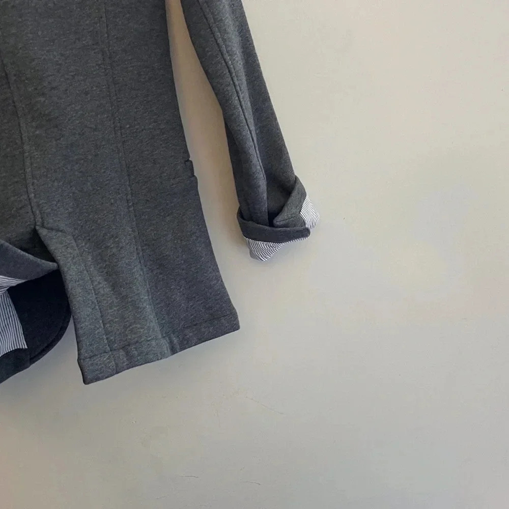 New Icone blazer gray academia teacher office career fall chic classic - Picture 7 of 8